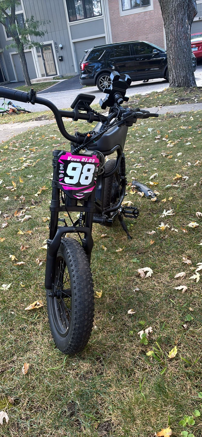 Mini E bike for 10 or nine years old goes 21 mph or 23 mph - photo 3