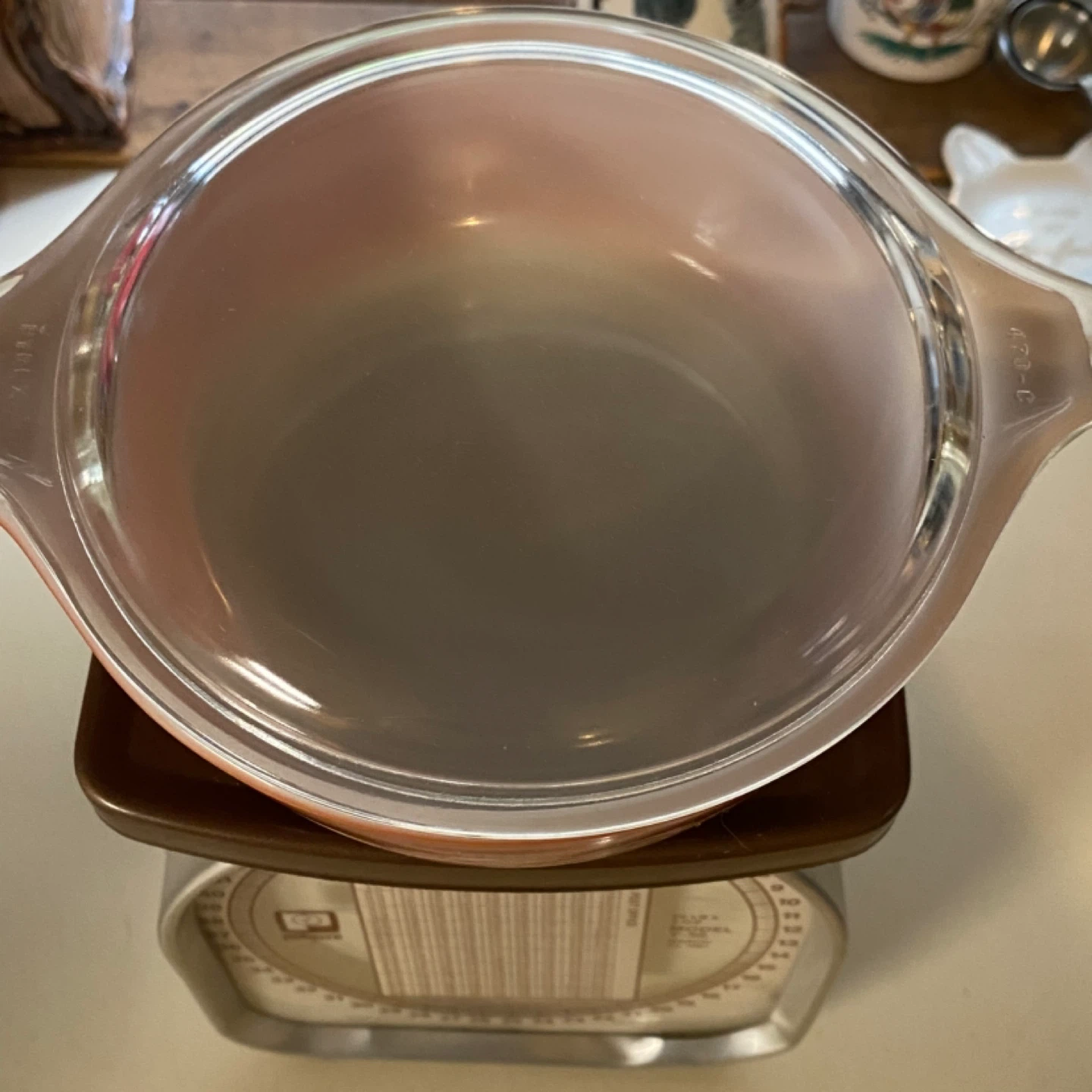 Pyrex Autumn Harvest #471 Vintage Dish With Lid - photo 2