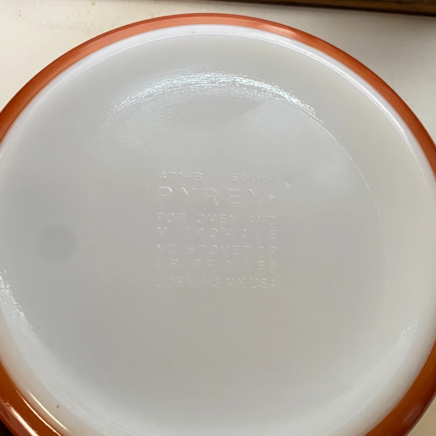 Pyrex Autumn Harvest #471 Vintage Dish With Lid - photo 5