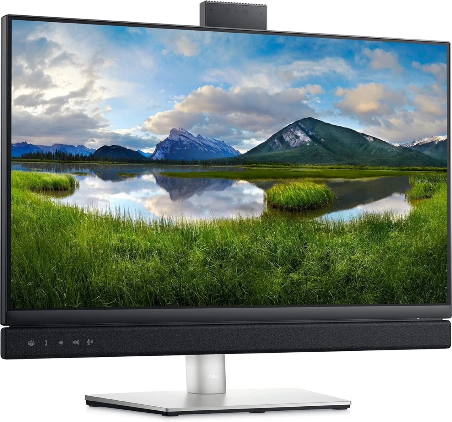 New Dell C2422HE 24” Monitor w/ Webcam, Speakers & USB-C