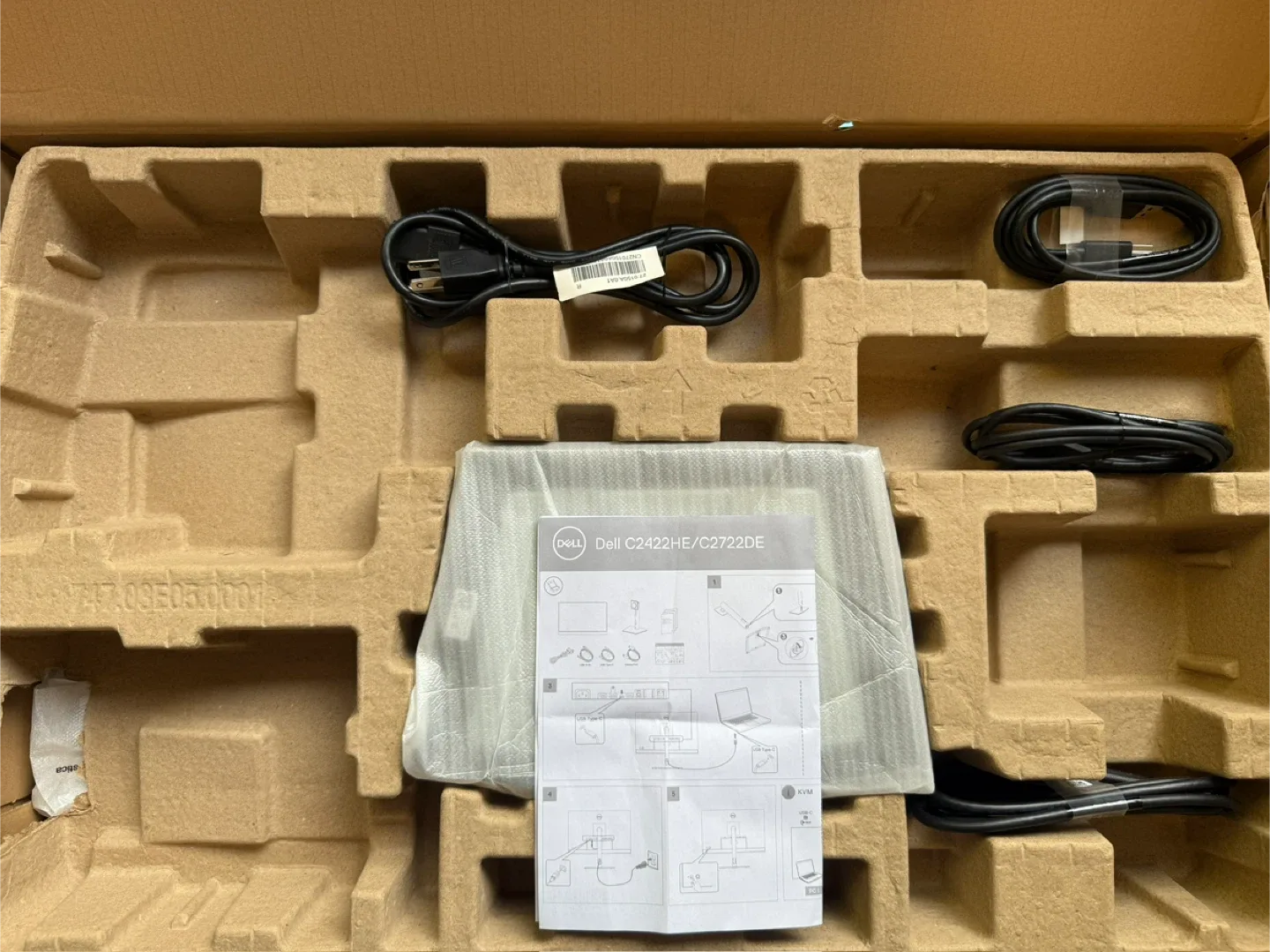 New Dell C2422HE 24” Monitor w/ Webcam, Speakers & USB-C image indicator(9)