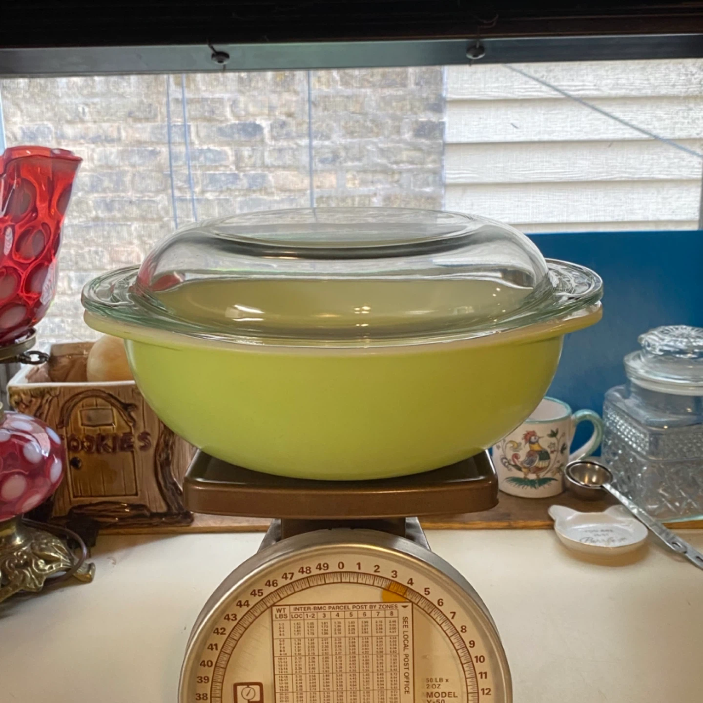 Vintage Pyrex Lime Green Casserole Dish 2 Quart