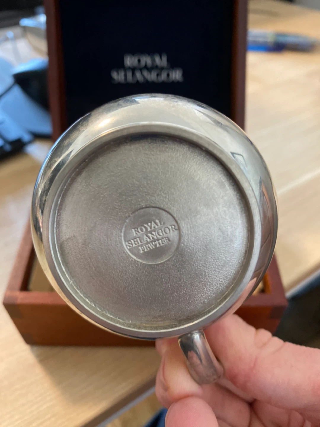 Royal Selangor Pewter Cup with Box - photo 3