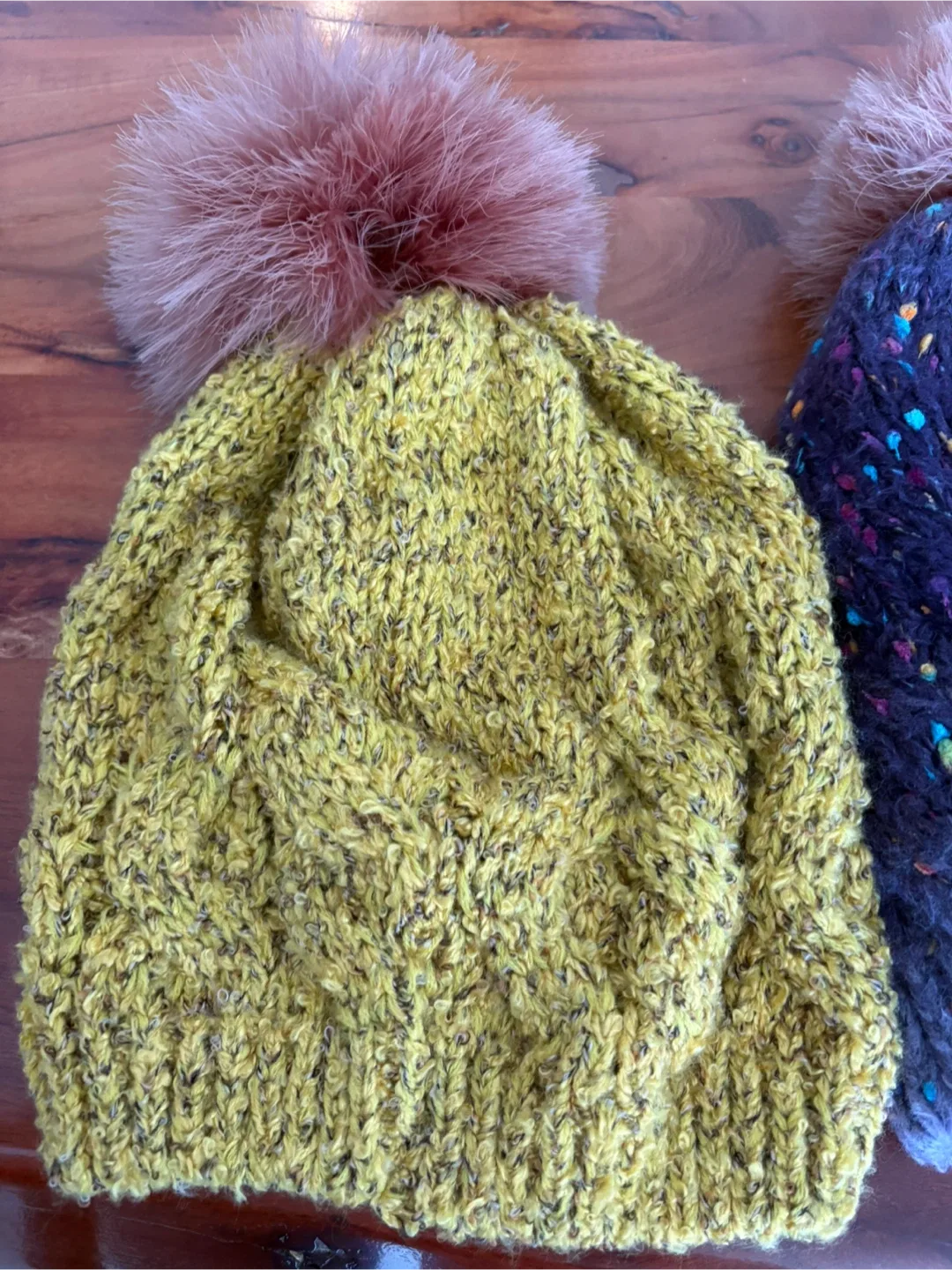 Korea Hand-Knitted Pom Pom Beanies - Made in Korea image indicator(4)