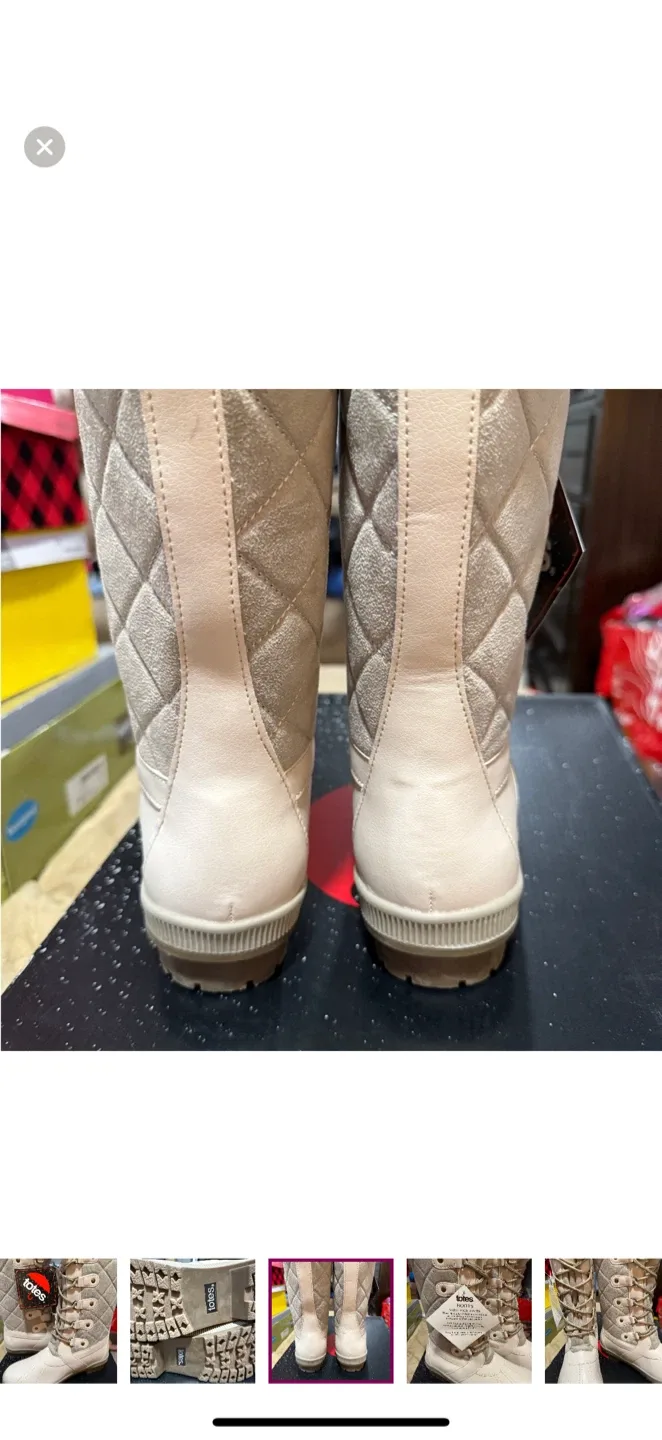 NWT Totes Women's T-Maui Quilted Duck Boots image indicator(3)