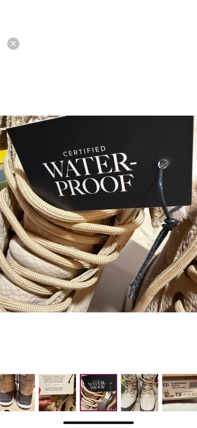 NWT UGG Adirondack III Waterproof Boot - Women's 7.5 image indicator(5)