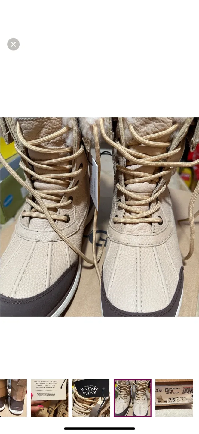 NWT UGG Adirondack III Waterproof Boot - Women's 7.5 image indicator(6)