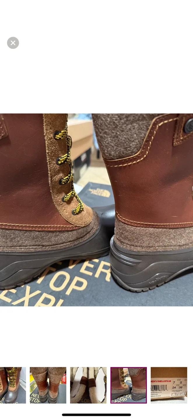 NWT The North Face Shellista III Women's Boots - Size 7 image indicator(4)