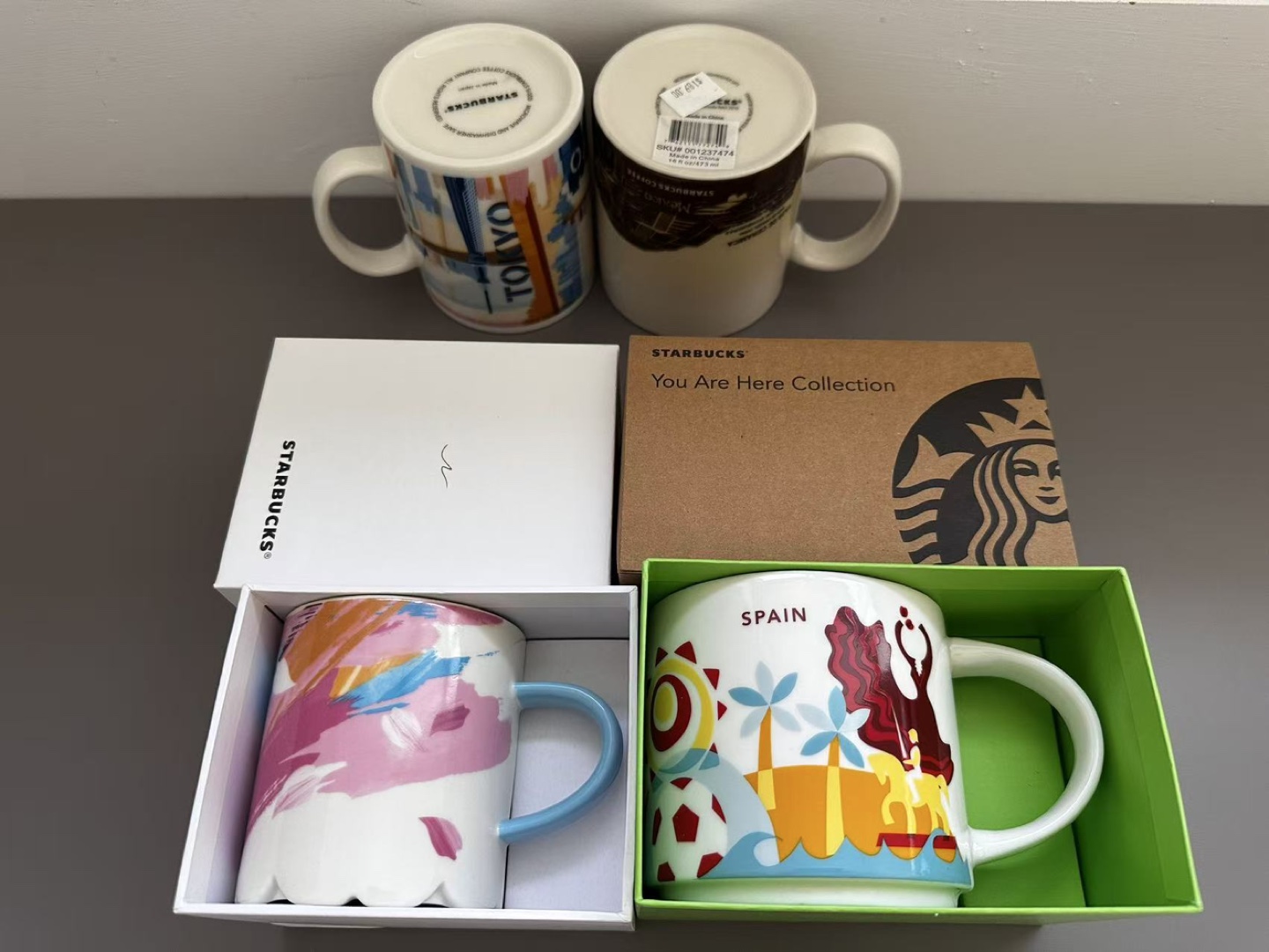 Starbucks Collection Mugs - Set of 4