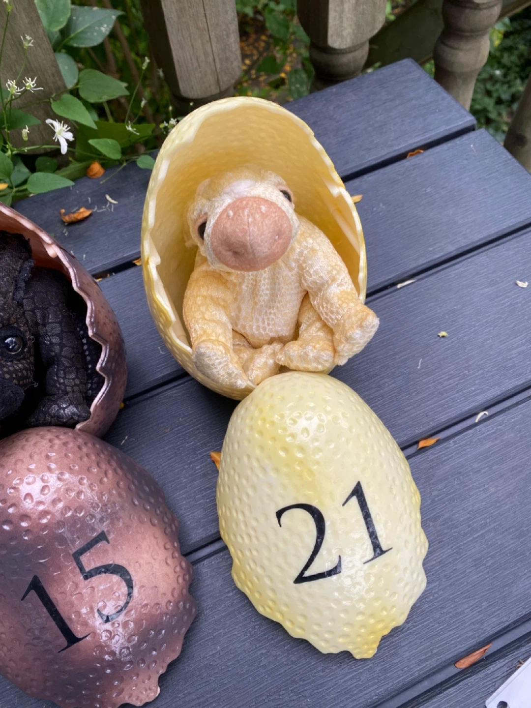 Plush Dinosaur in Egg - #21