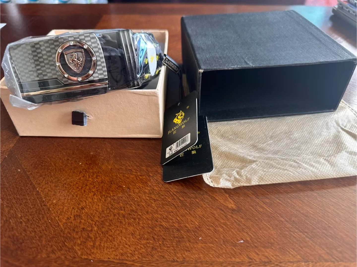 Ferrari Automatic Buckle Belt, 49 inch image indicator(7)