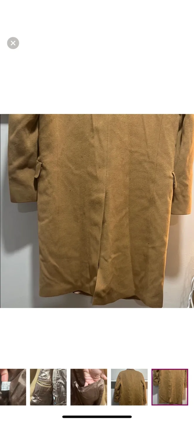 Crombie Wool Coat - Size 38R image indicator(9)