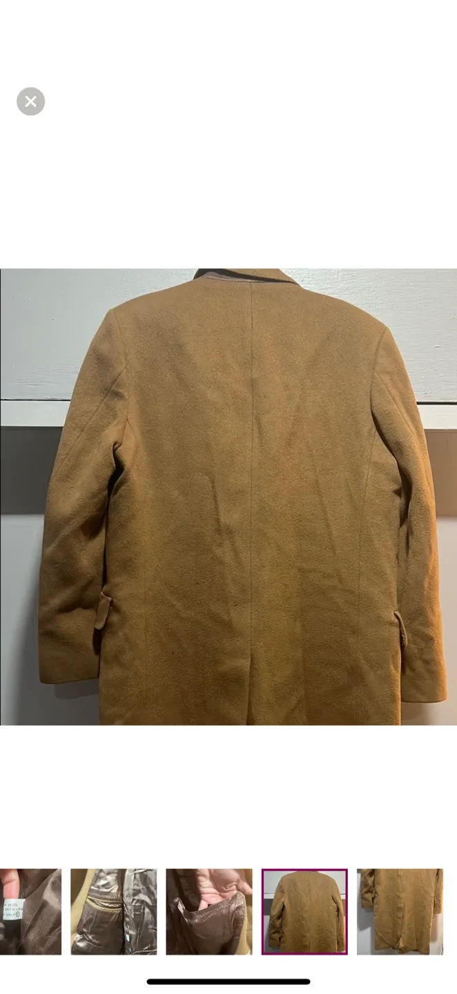 Crombie Wool Coat - Size 38R image indicator(8)