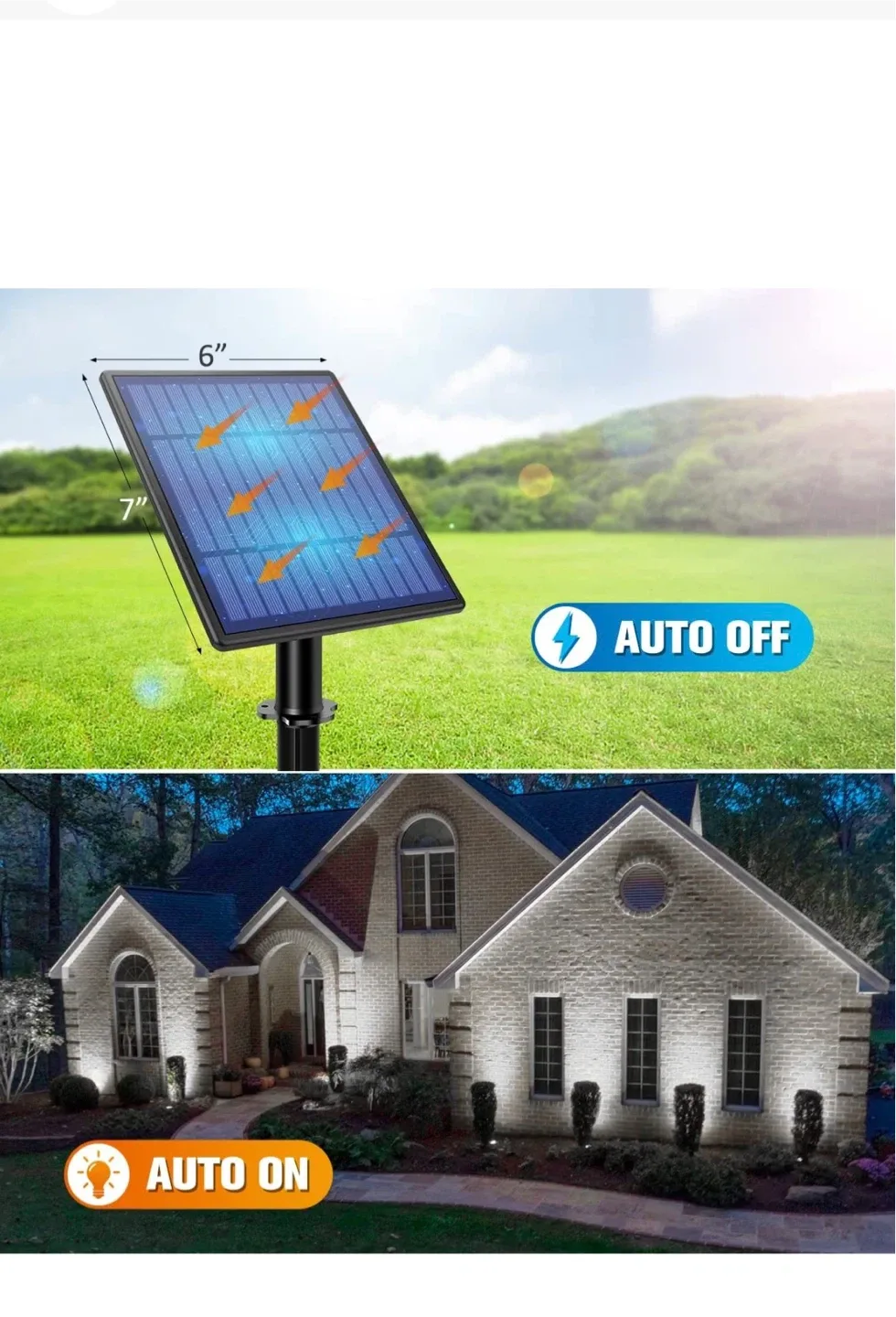 Solar Powered Spotlights Outdoor image indicator(3)