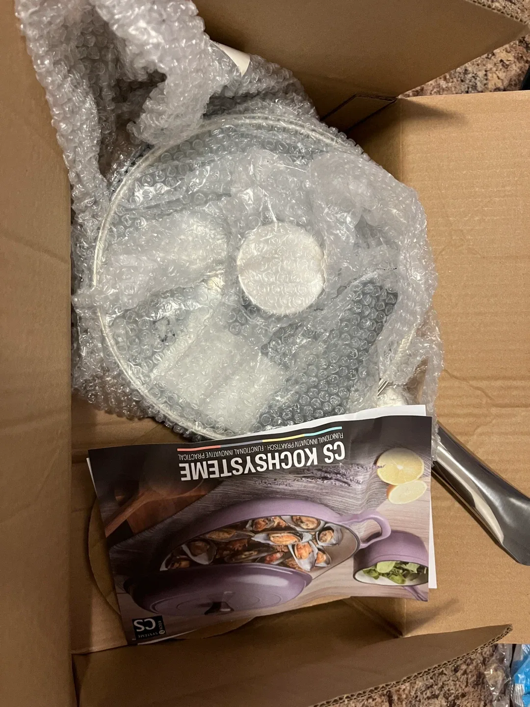 New Koch Systeme CS Aluminum Grey Fry Pan image indicator(2)