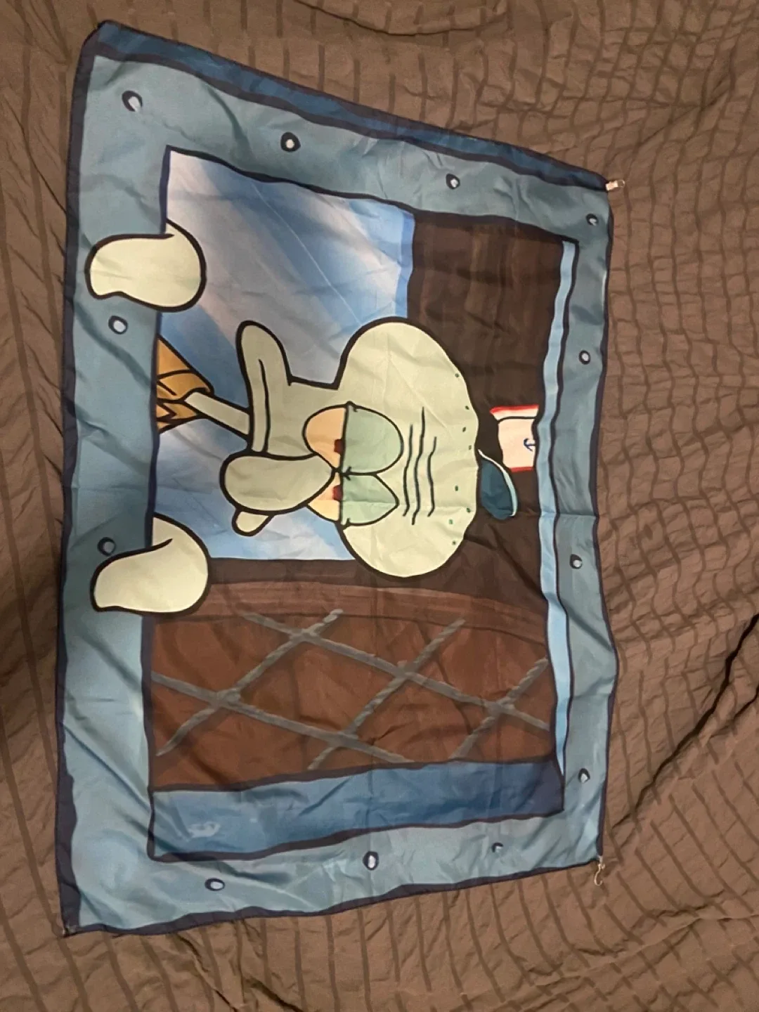 Squidward Tapestry