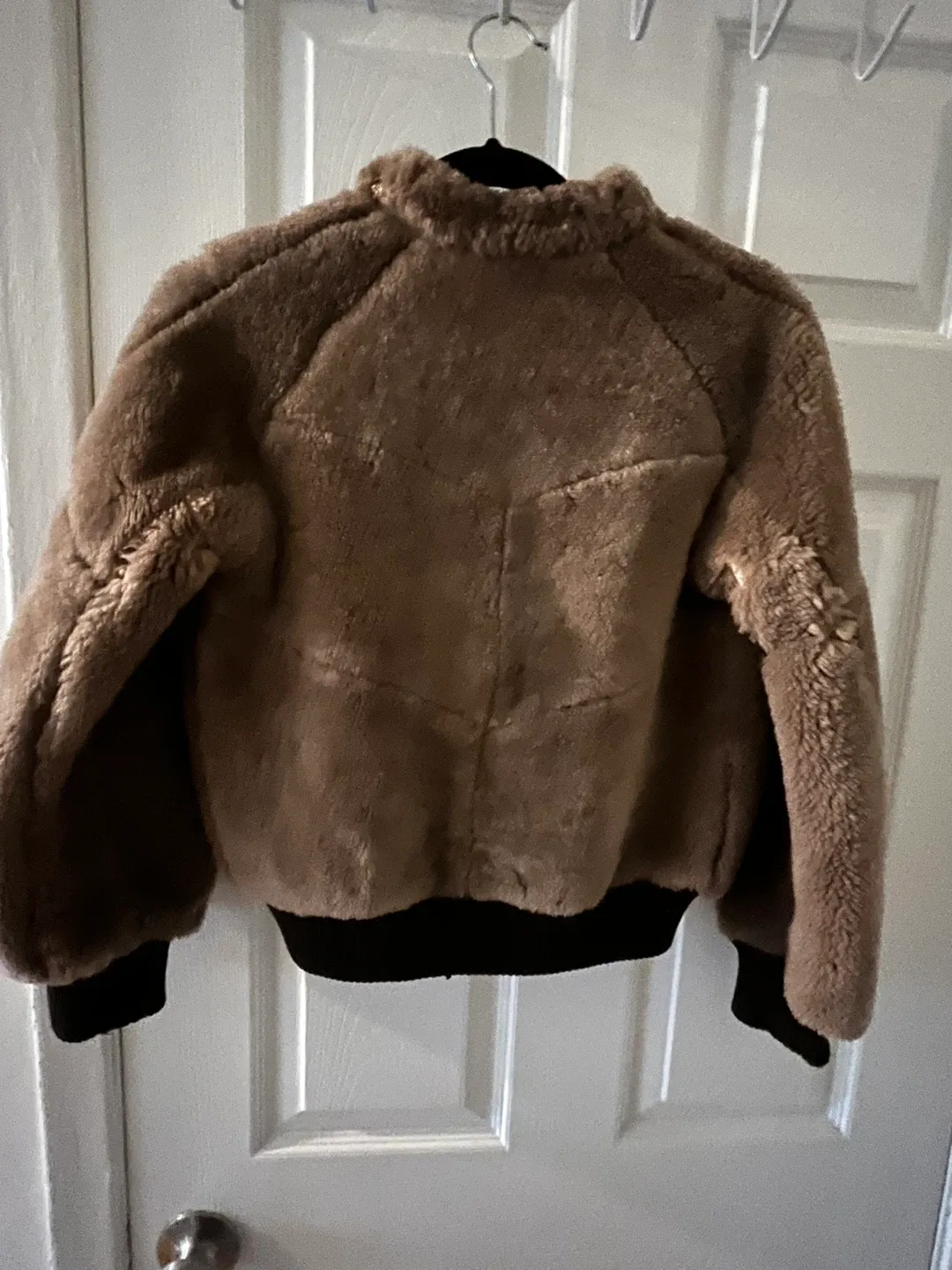 Child’s Shearling Bomber Jacket size 8-10 image indicator(2)