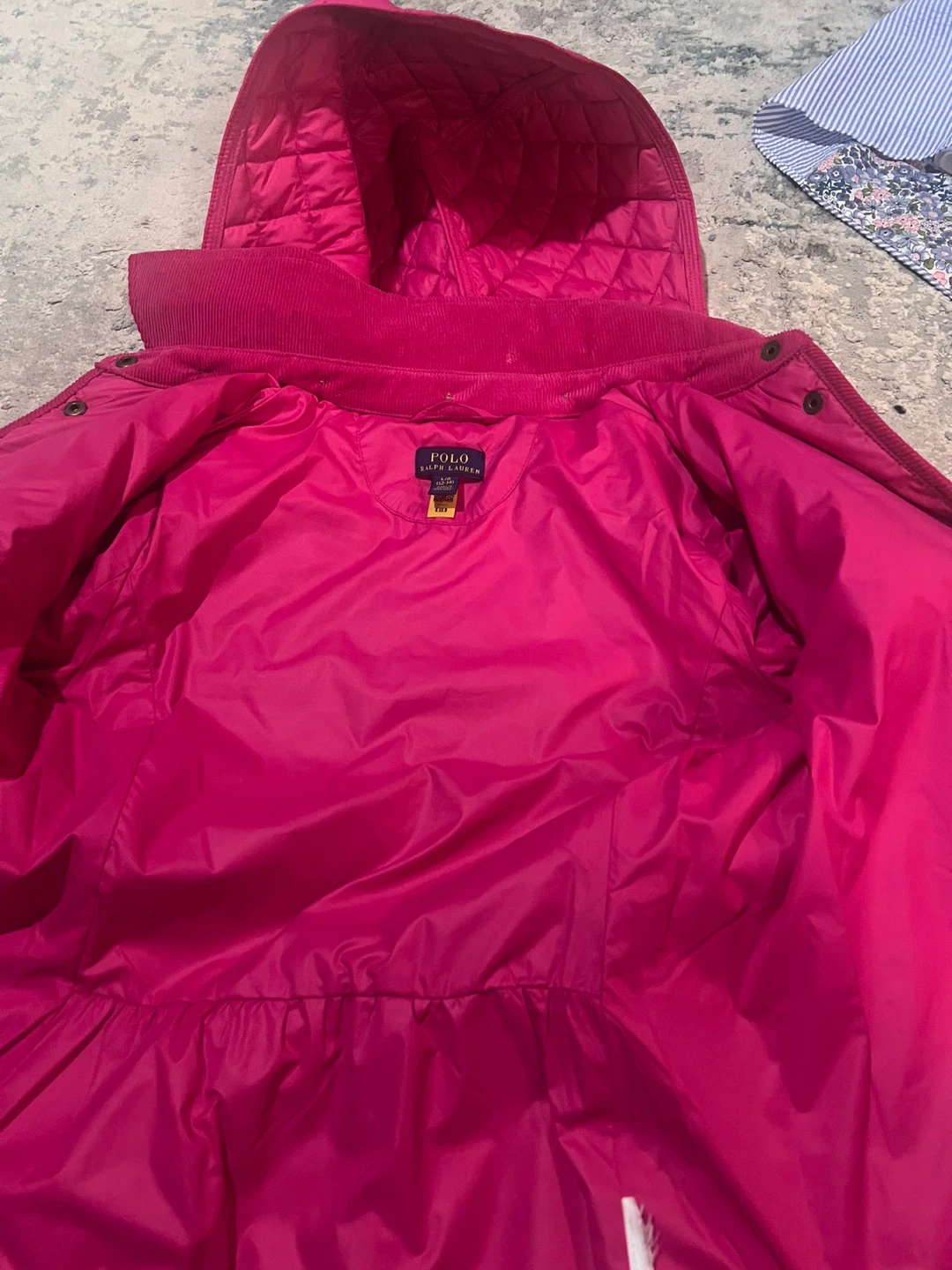 Polo Ralph Lauren Pink Quilted Jacket L/G (12-14) - photo 2