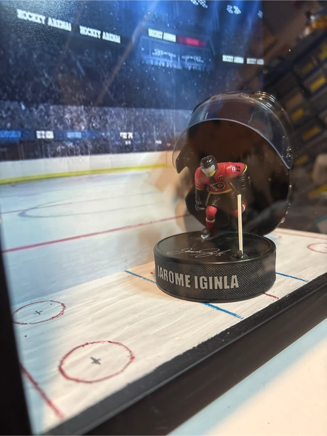Jerome Iginla Hockey Arena Shadow Box - photo 2