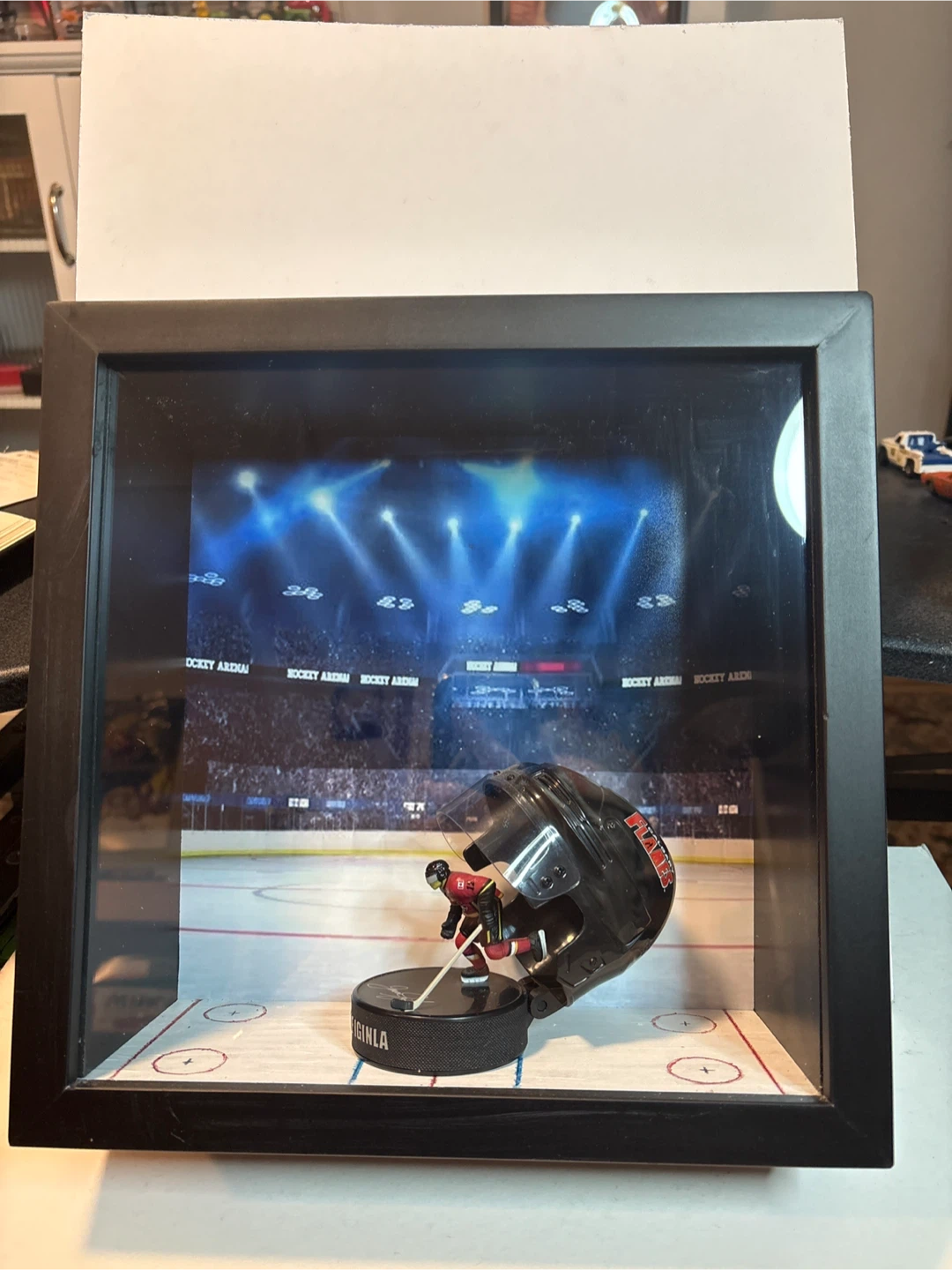 Jerome Iginla Hockey Arena Shadow Box