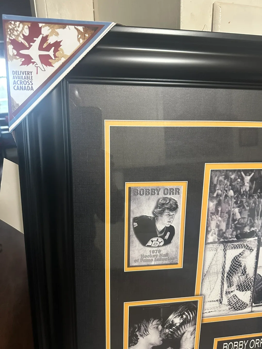Framed Bobby Orr Boston Bruins Hockey Print image indicator(2)