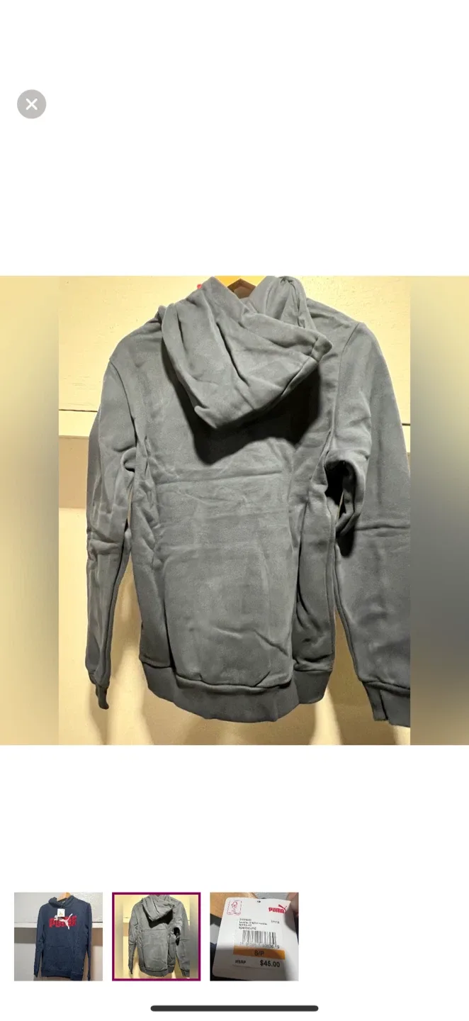 NWT Puma Layered Graphic Hoodie - Size S image indicator(2)