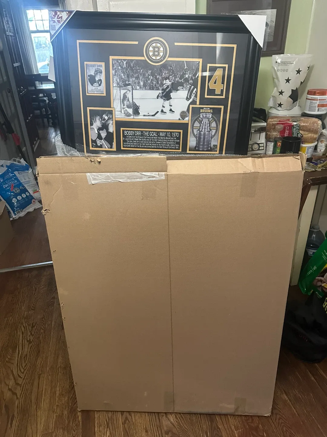 Framed Bobby Orr Boston Bruins Hockey Print image indicator(5)