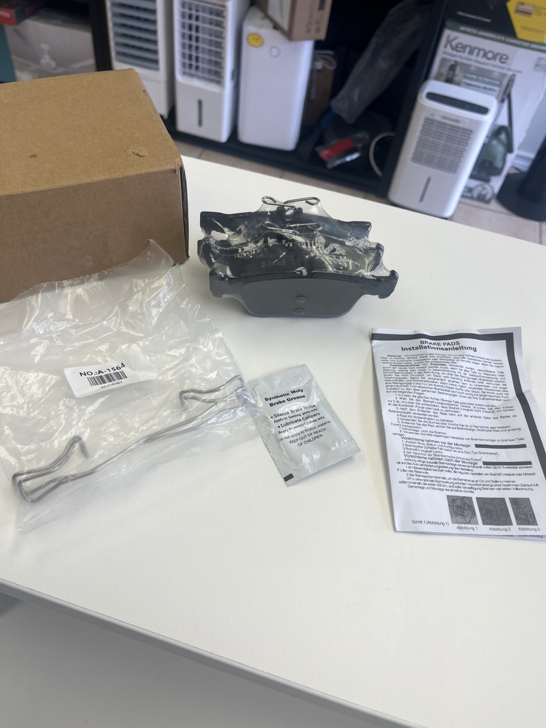 Ceramic Rear Brake Pads for Ford Fusion 2016-2013, Lincoln - photo 2