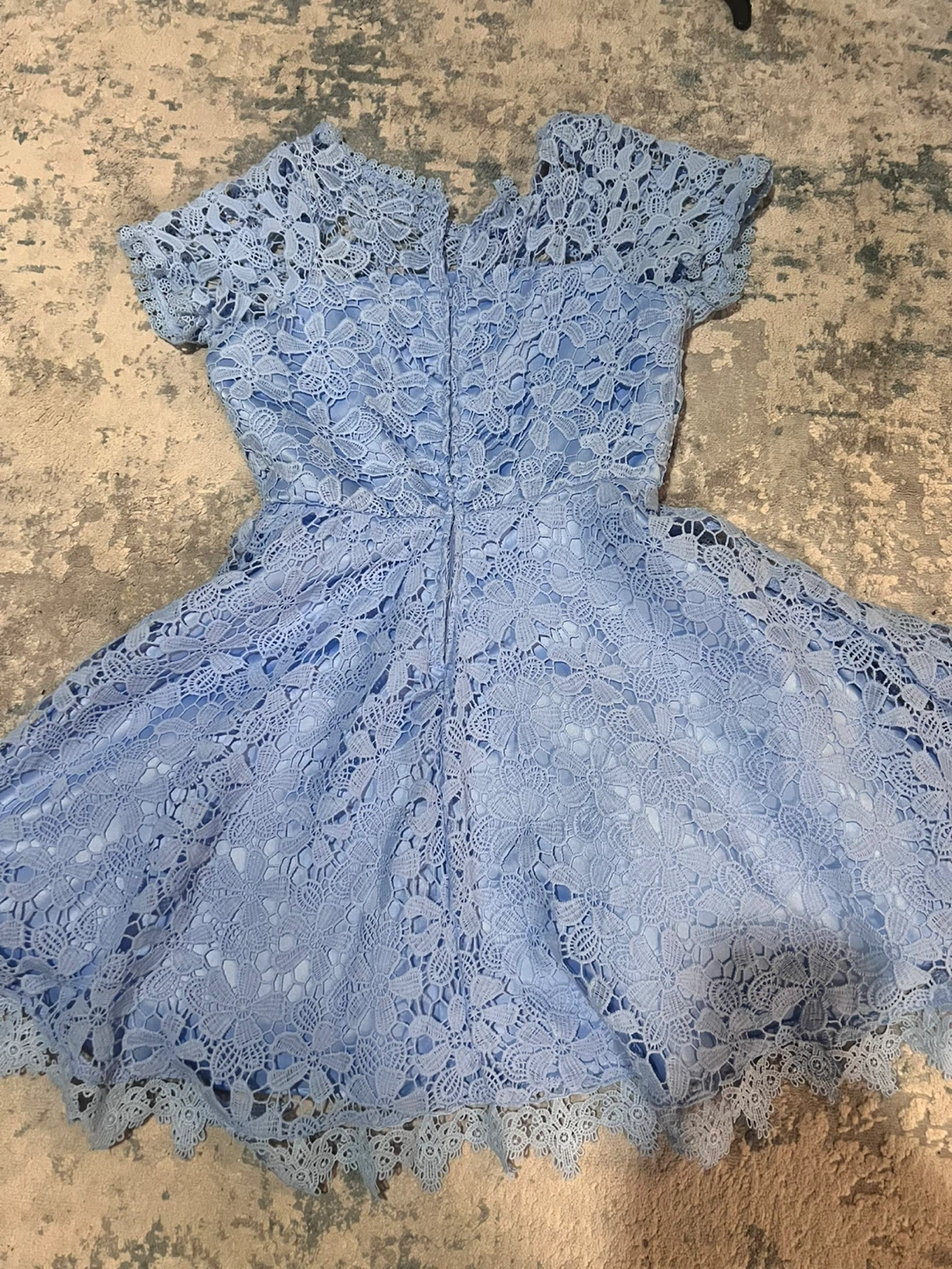 Blue Lace Dress