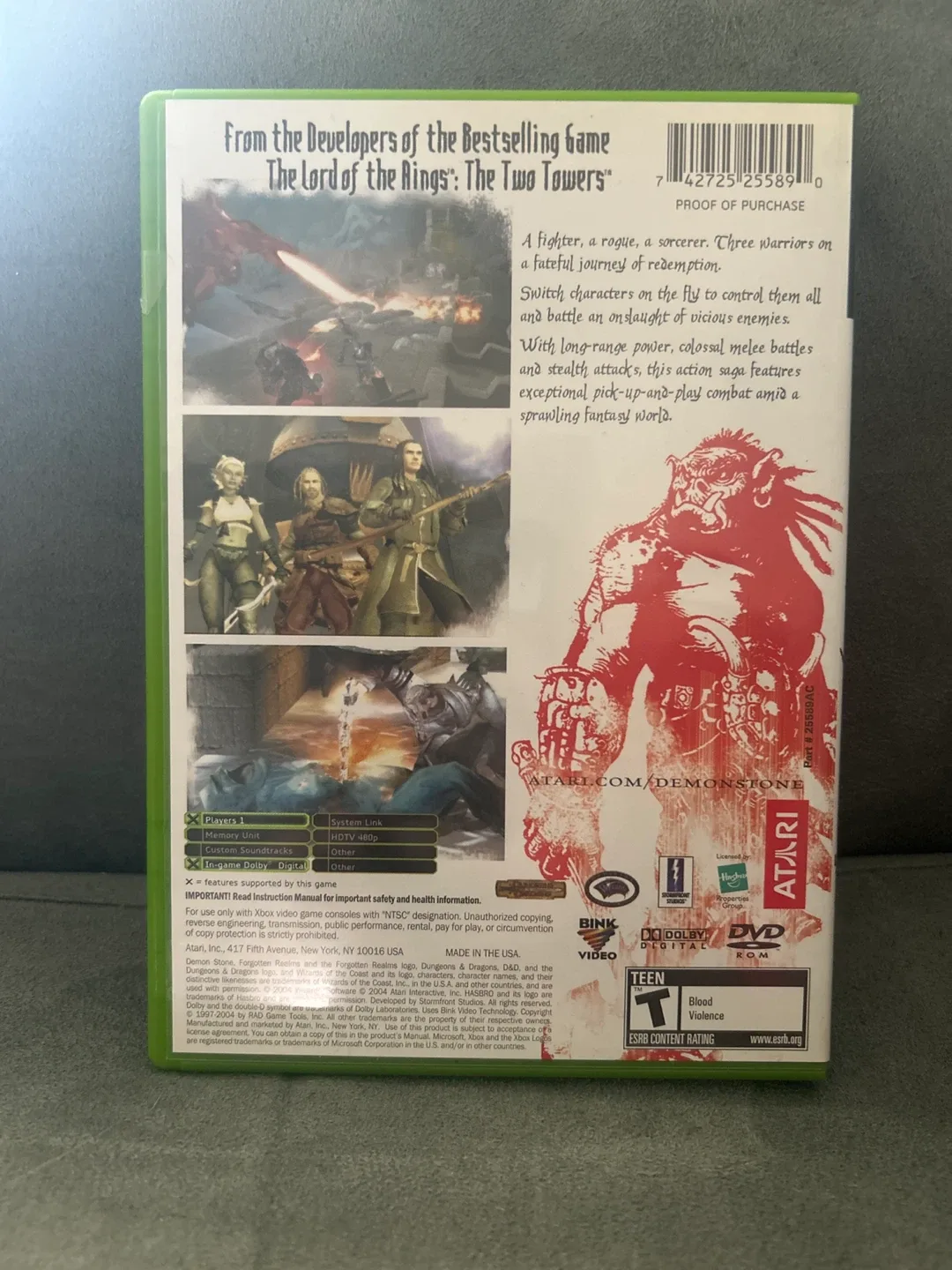 Xbox Forgotten Realms Demon Stone Game image indicator(2)