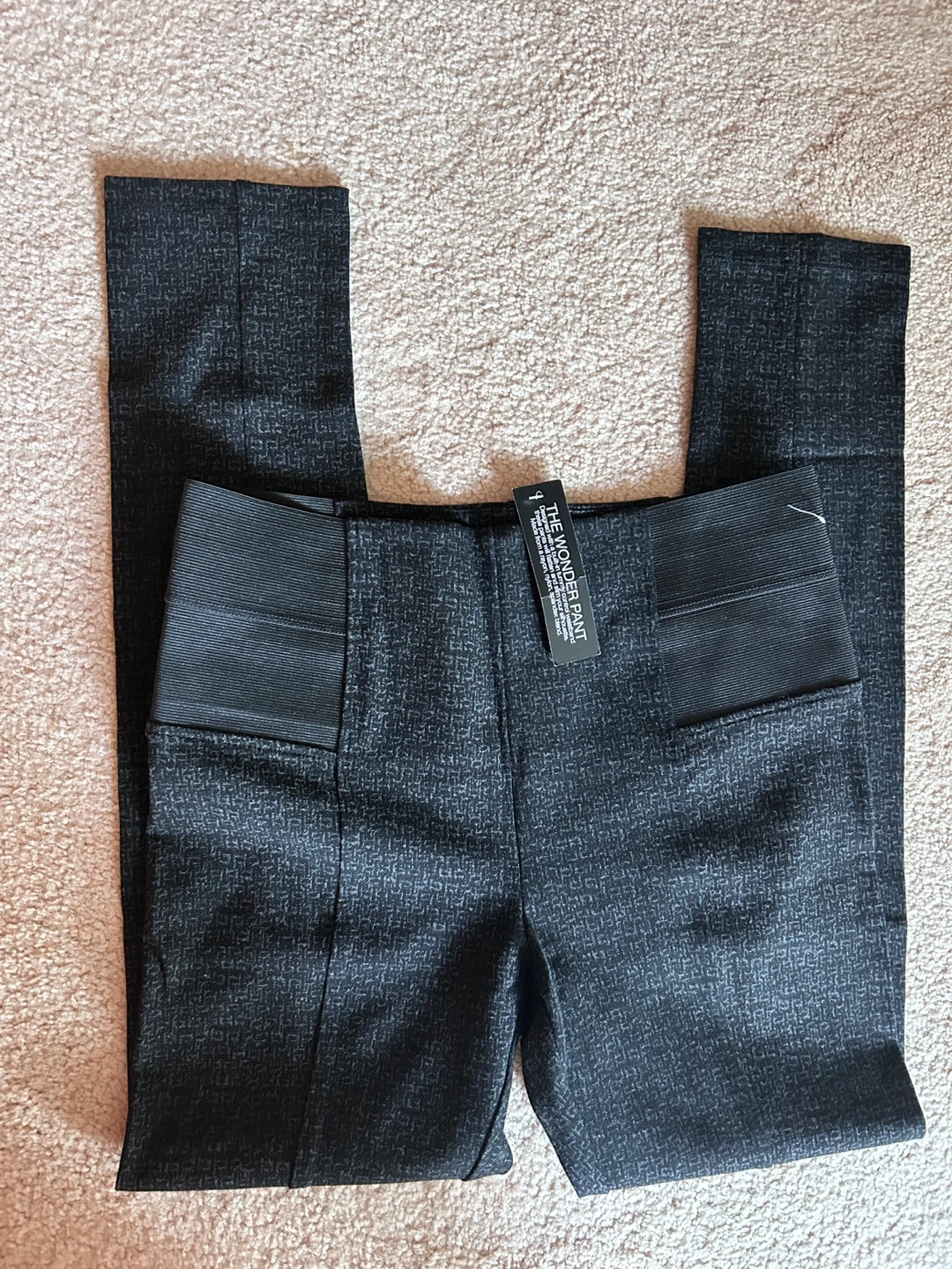 Brand new Wonder Pants with tummy control - Black Patterned