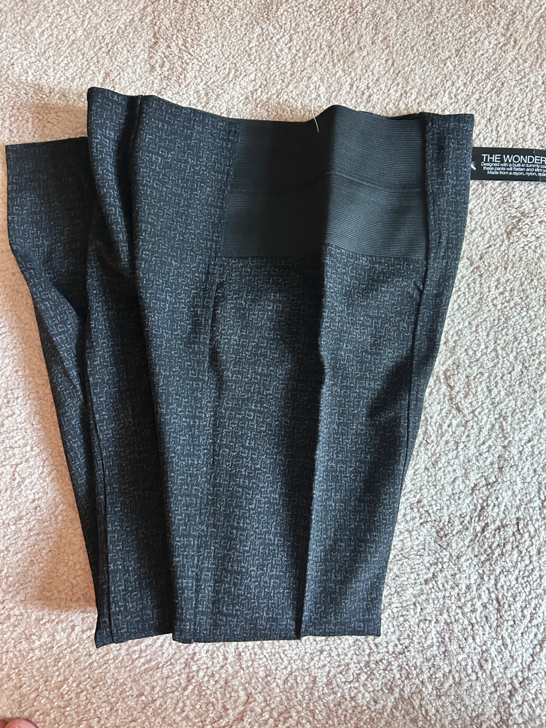 Brand new Wonder Pants with tummy control - Black Patterned - photo 2