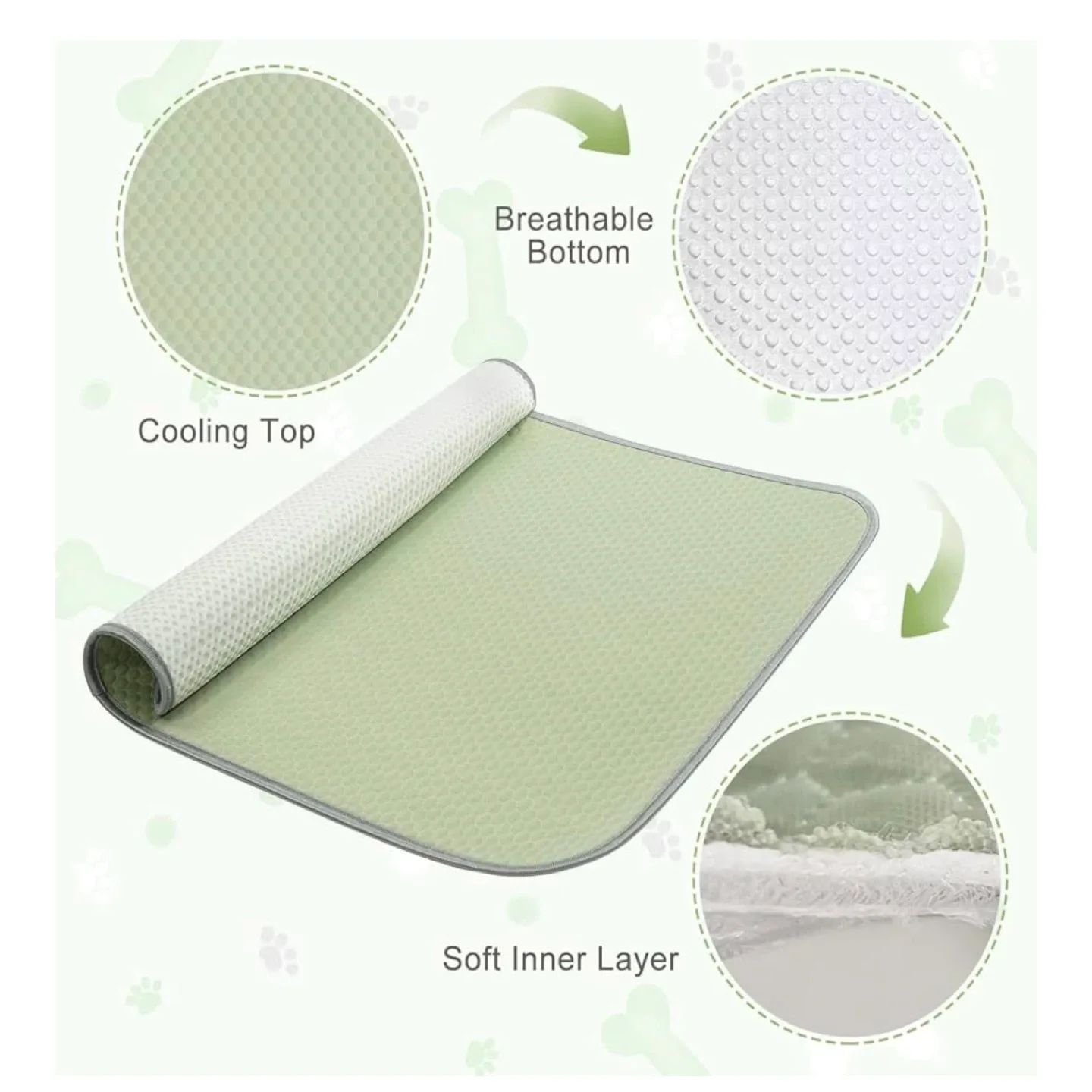 Cooling Pet Mat - Breathable & Washable image indicator(4)