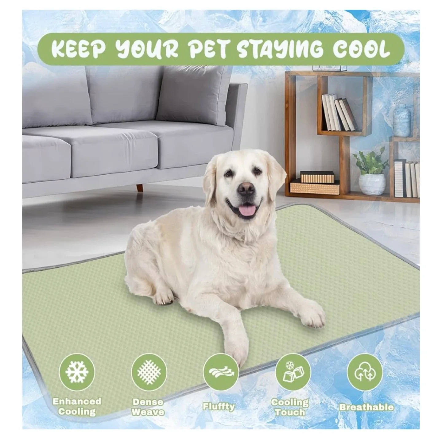 Cooling Pet Mat - Breathable & Washable image indicator(2)