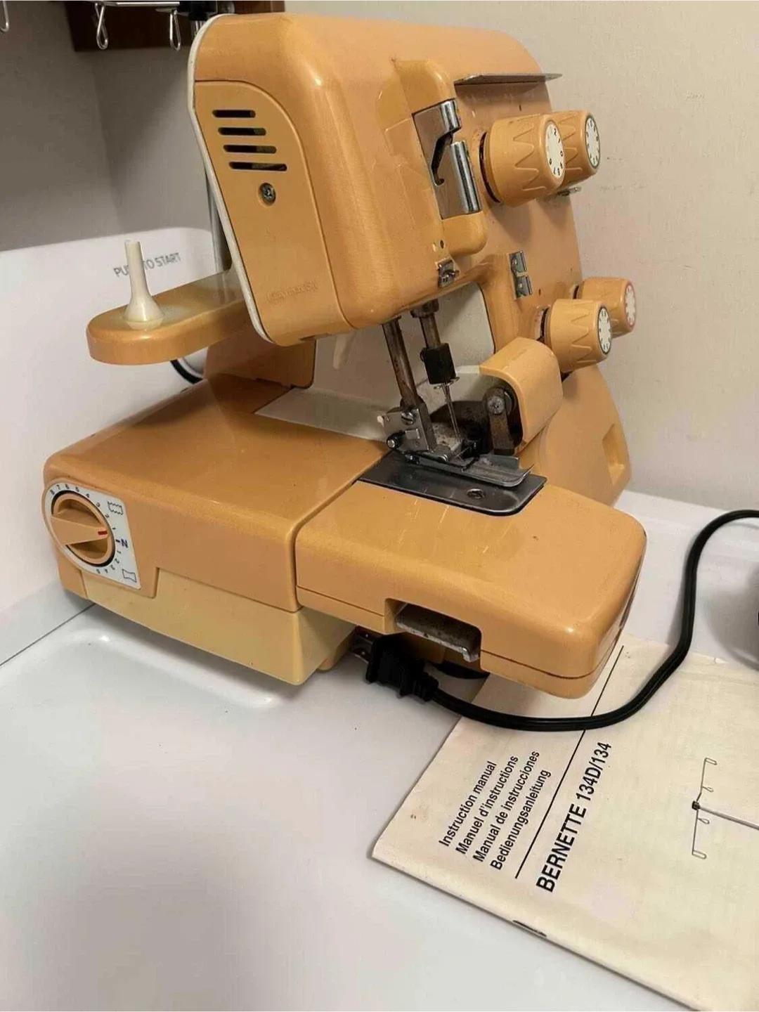 Bernette 134D Serger Overlock Sewing Machine: $3000 retail image indicator(2)