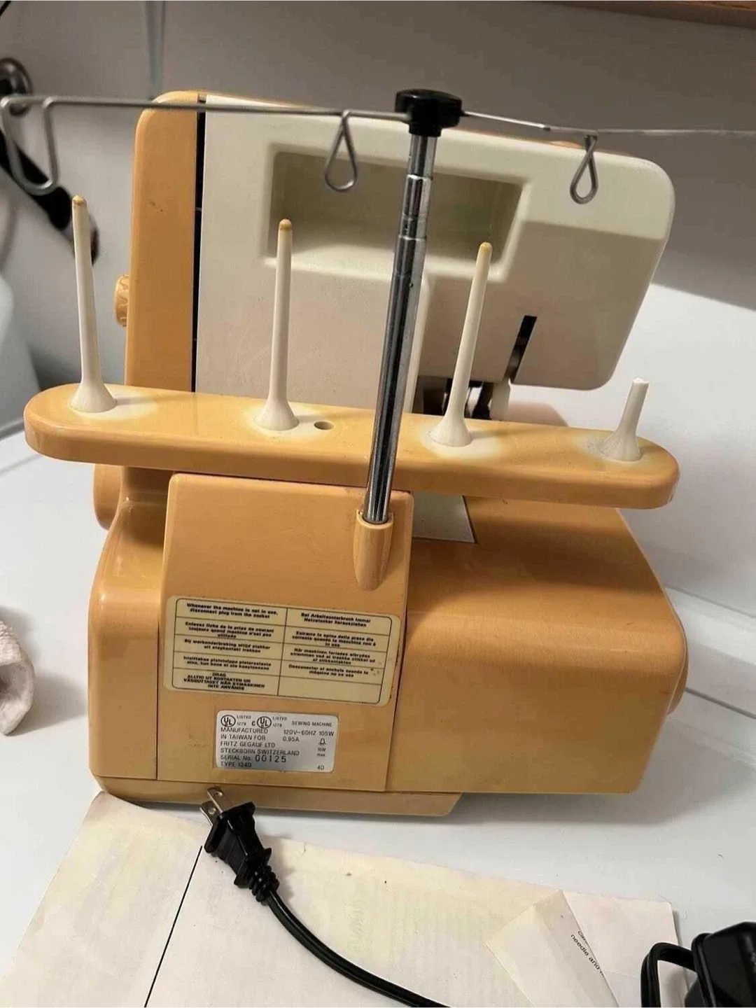 Bernette 134D Serger Overlock Sewing Machine: $3000 retail image indicator(4)