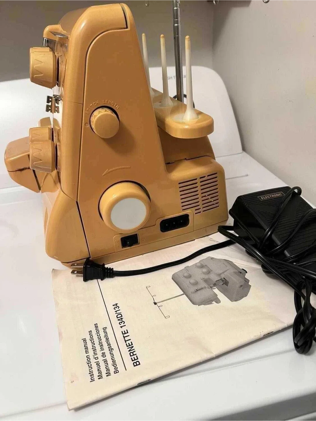 Bernette 134D Serger Overlock Sewing Machine: $3000 retail image indicator(5)