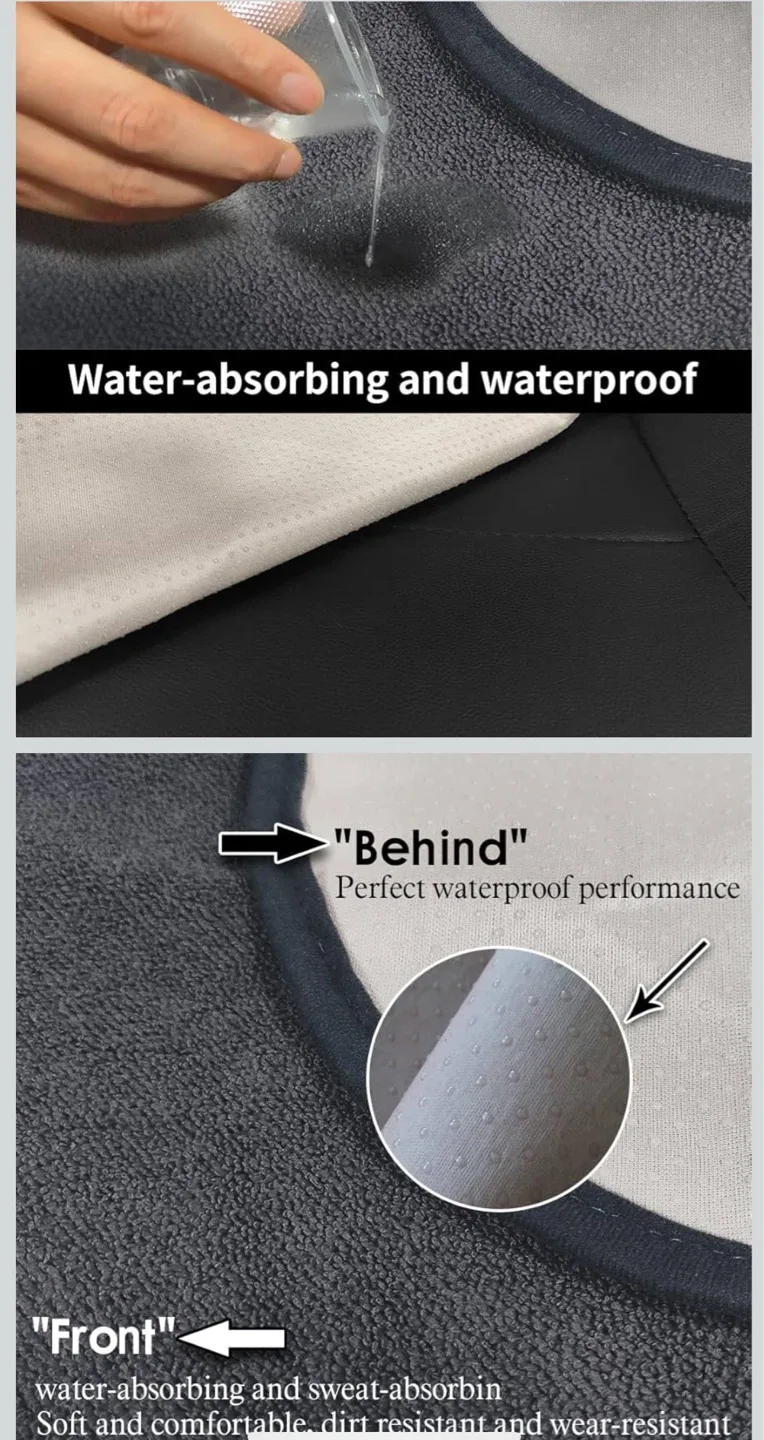 Grey Car Seat Cover - Waterproof & Easy Storage image indicator(4)