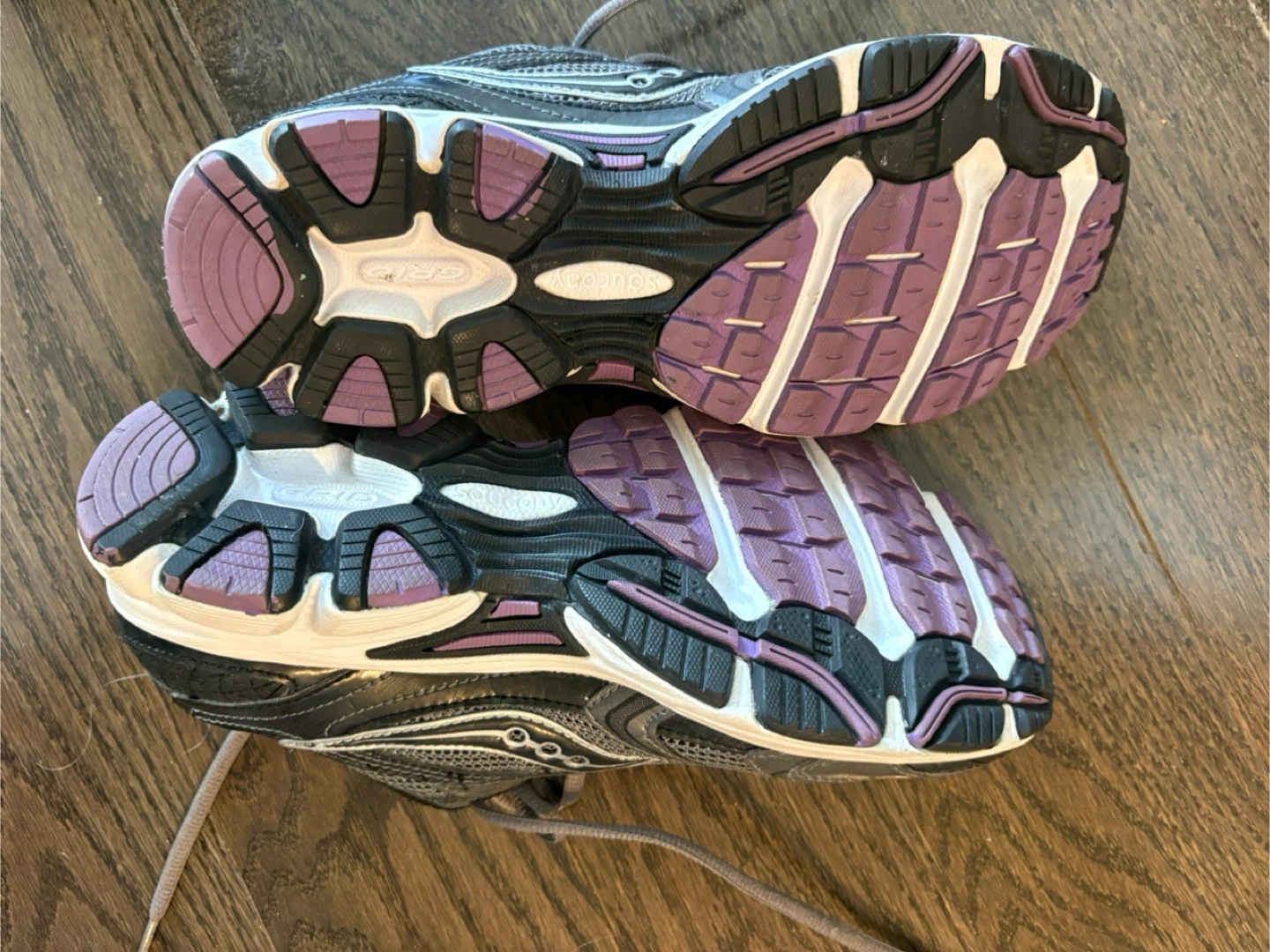 Saucony Cohesion Running Shoes - Grey & Purple - photo 3