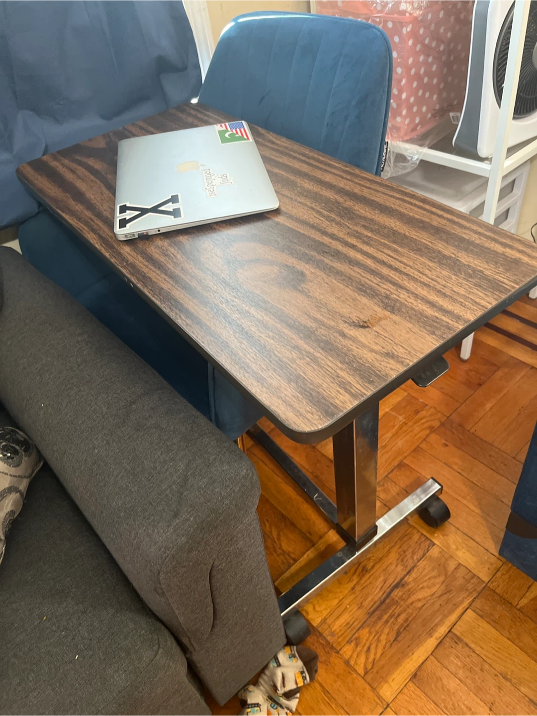 Adjustable Laptop Desk Table with Chair