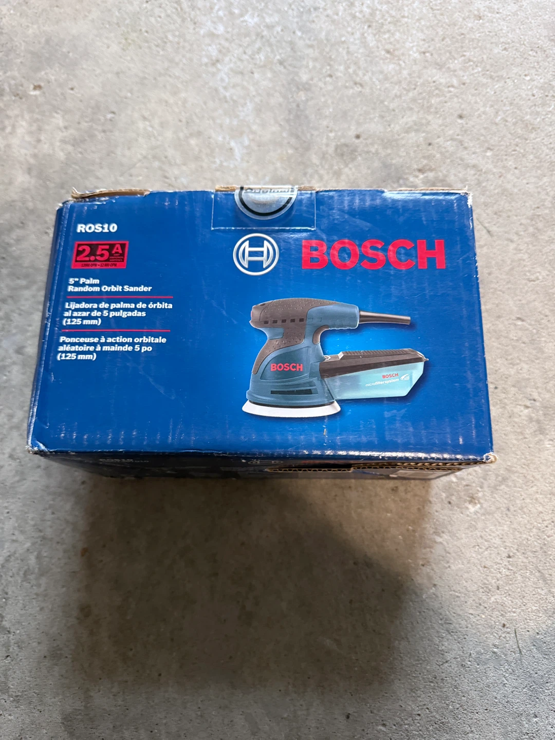 Bosch ROS10 2.5A Random Orbit Sander - Like New!