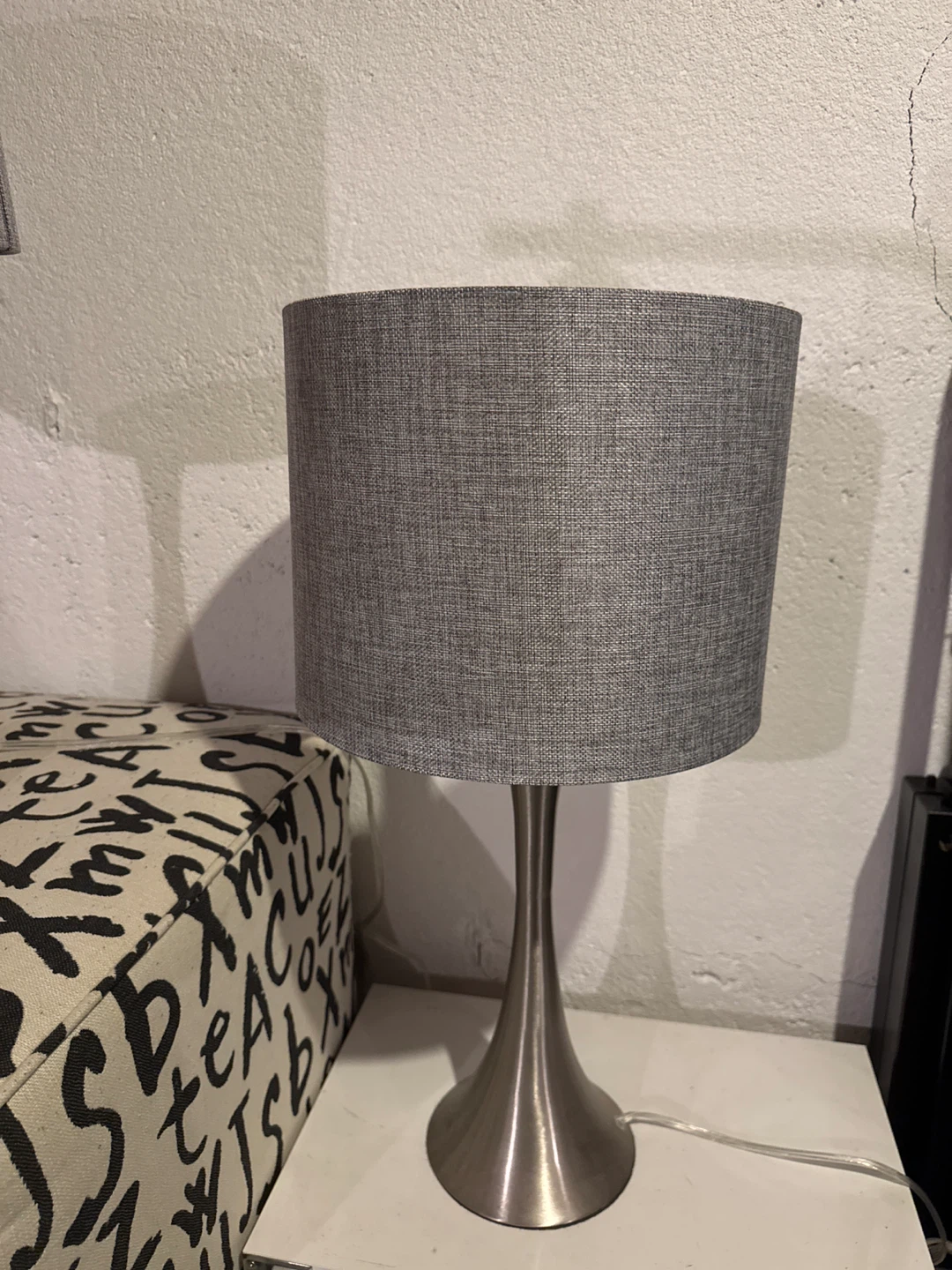 Pair of Grey Table Lamps - photo 2
