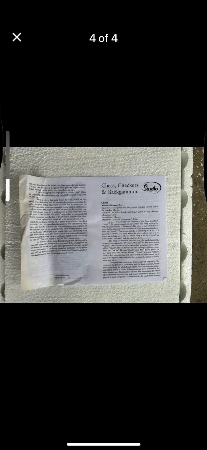 Glass Chess, Backgammon and checkers combo Brand New. image indicator(4)