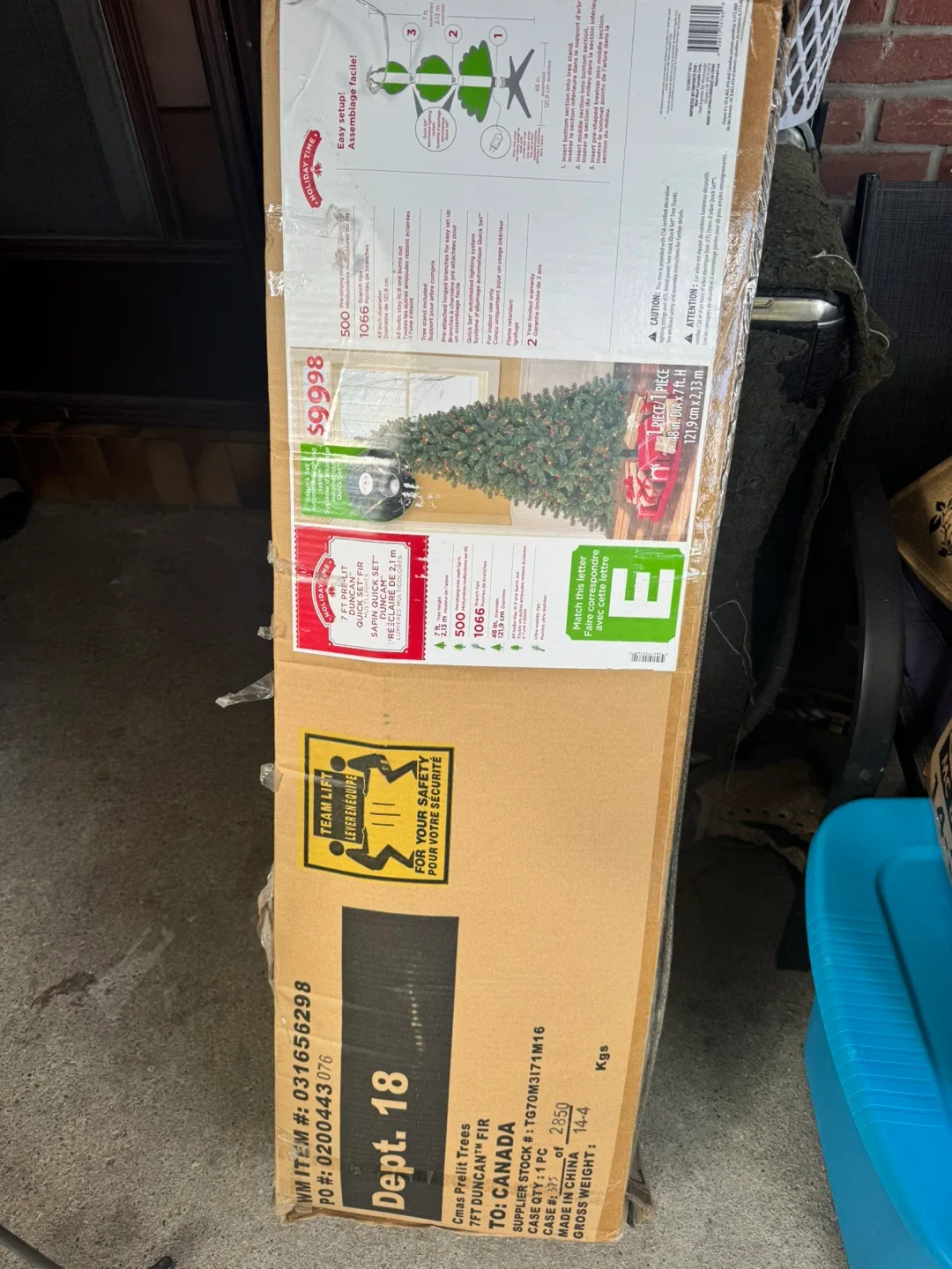 7ft Holiday Time Duncan Fir Tree image indicator(2)