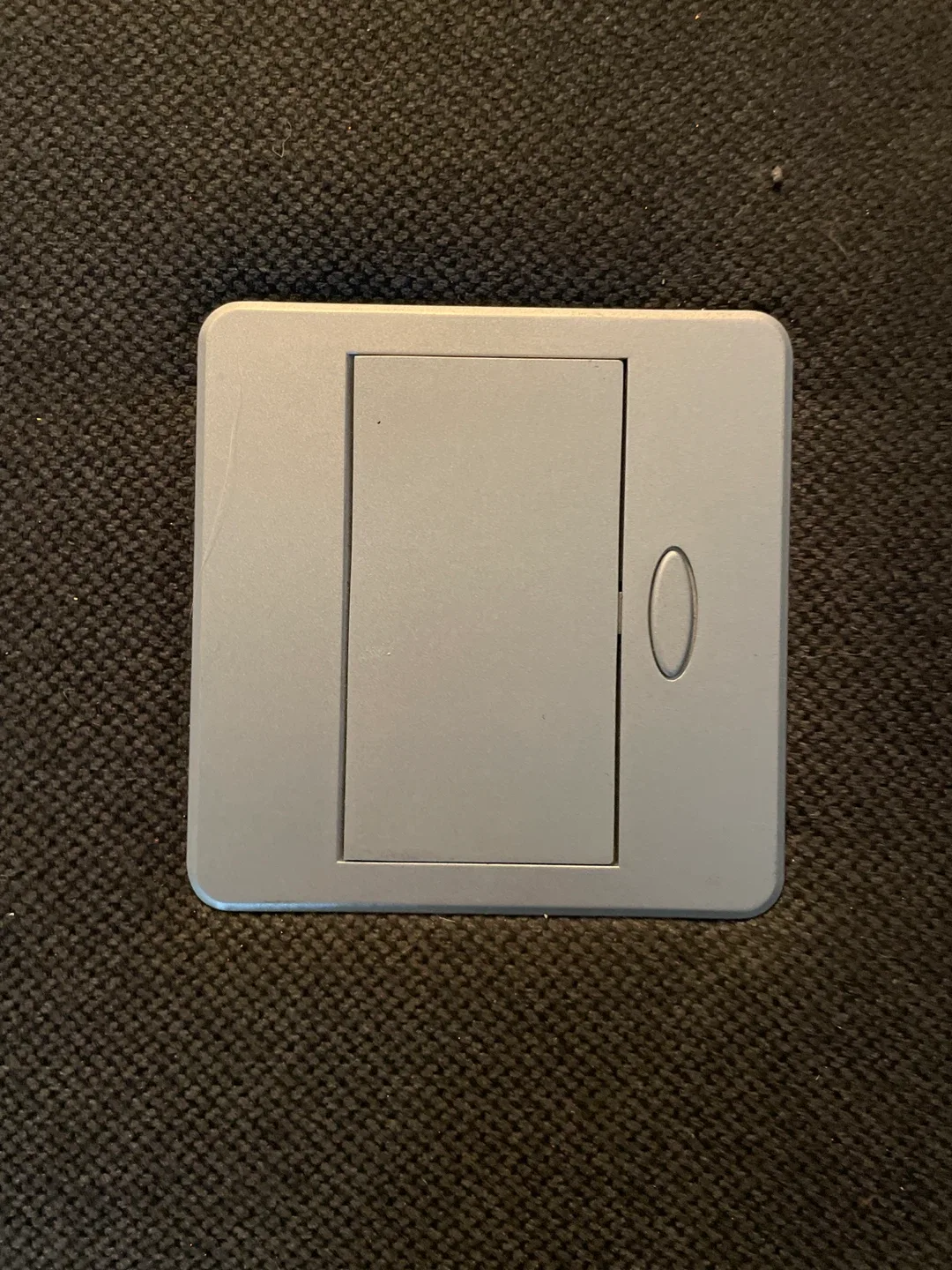 Grey Sofa with Built-in Power Outlet image indicator(3)