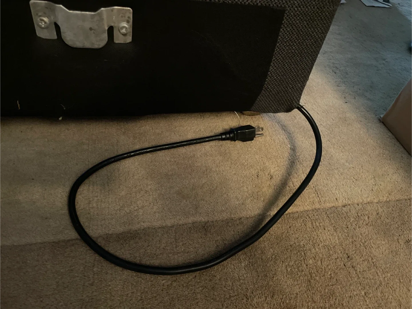 Grey Sofa with Built-in Power Outlet image indicator(5)