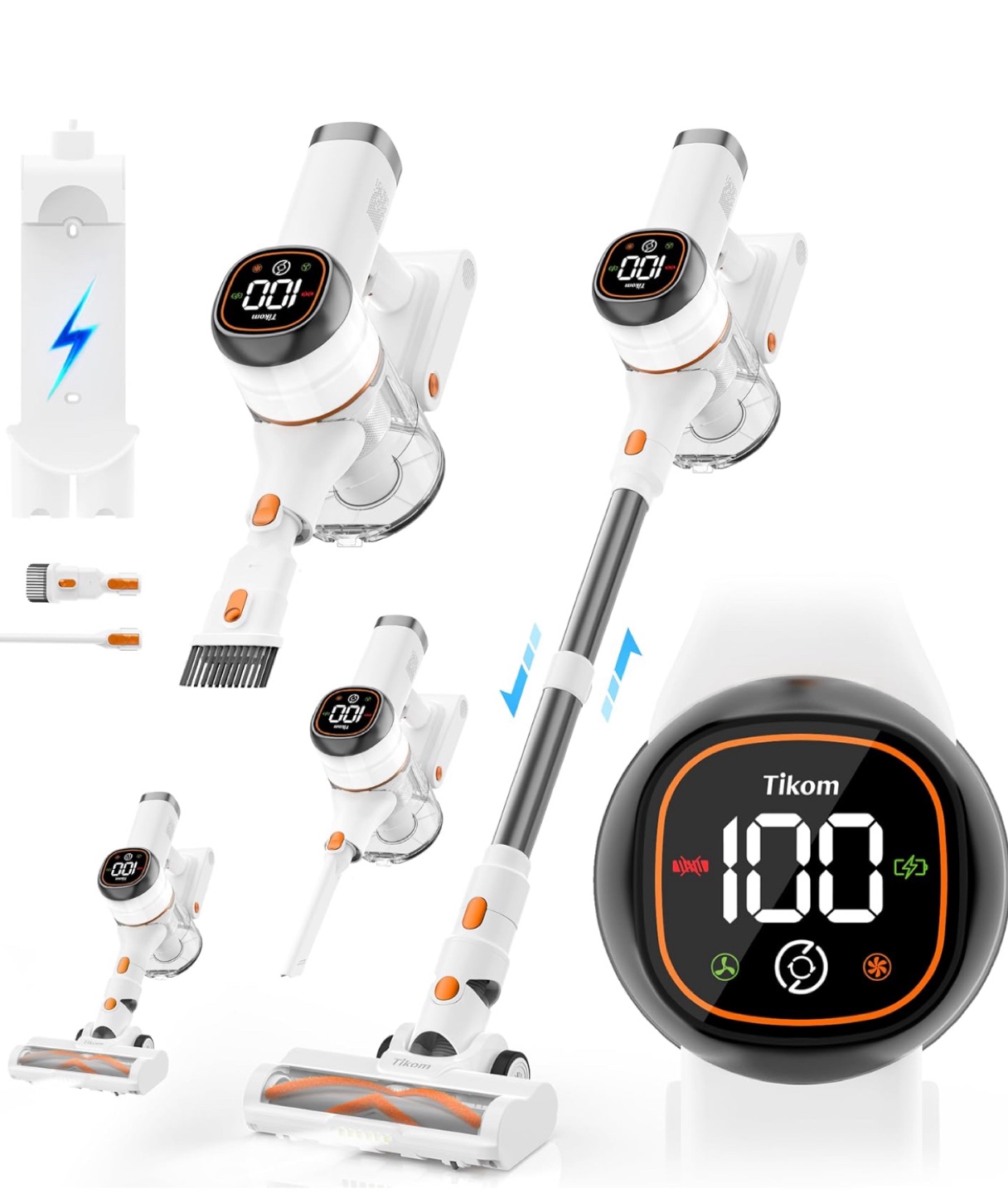 New Tikom V500 Cordless Vacuum Cleaner
