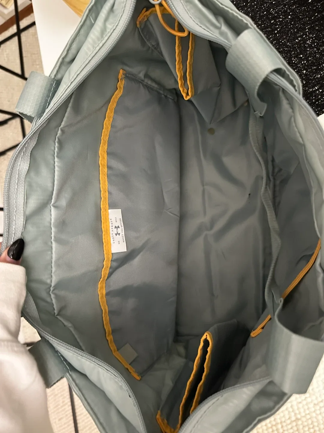 Under Armour grey Tote Bag image indicator(4)