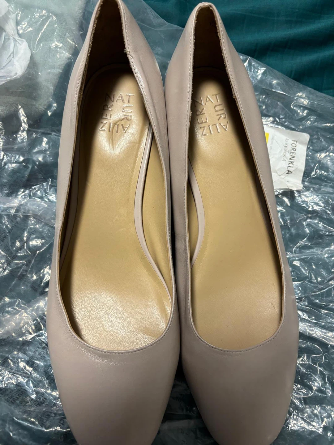 Naturalizer Beige Wedge Shoes - Size 8