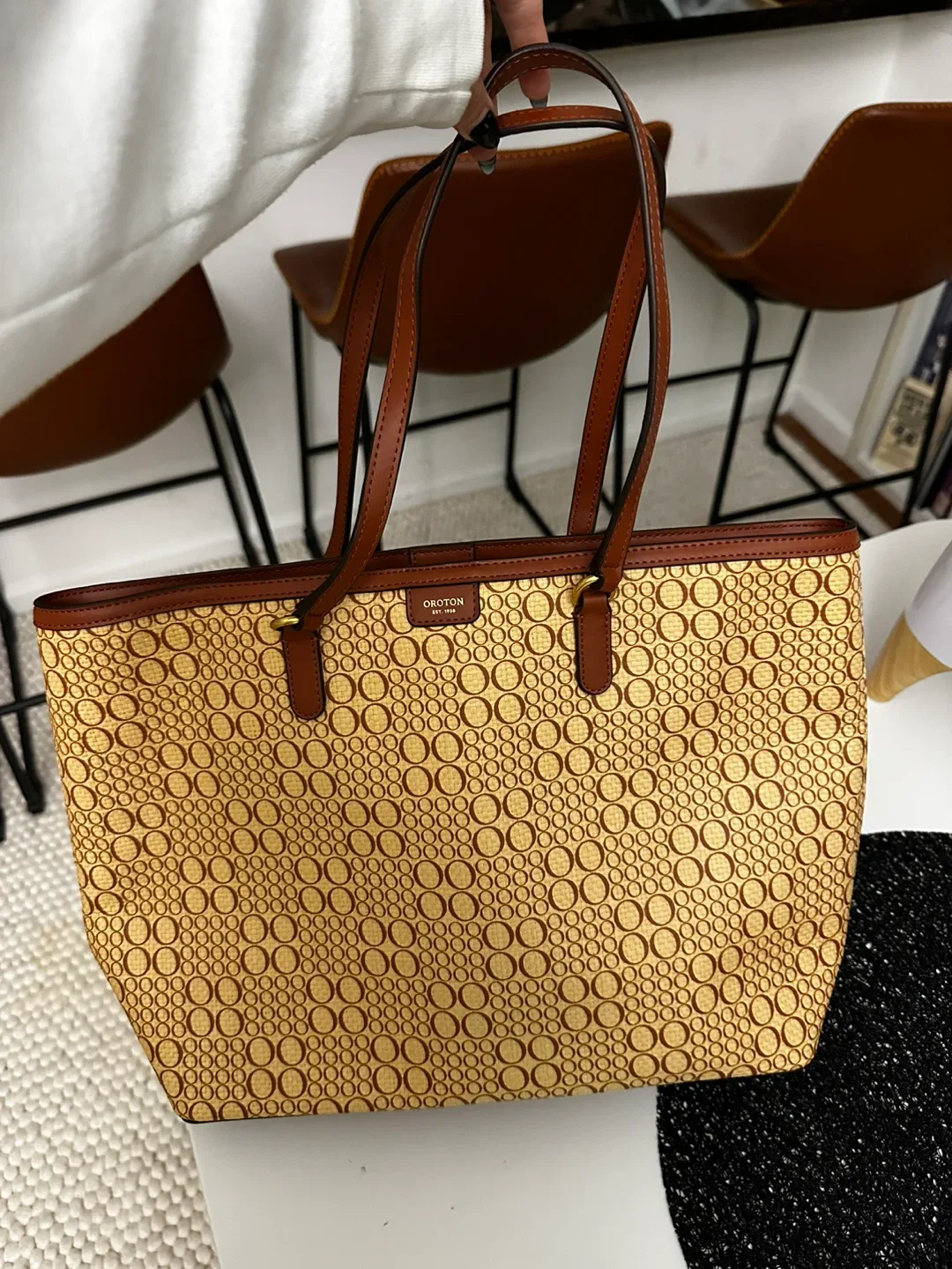 Monogrammed Oroton Tote Bag thumbnail